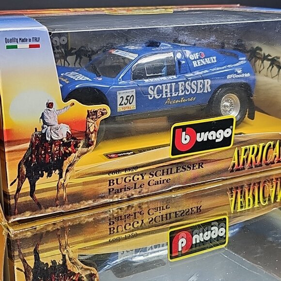 Bburago 2000 Renault Schlesser Rally Car Code #16902 Italy 1/26 With Box - Picture 16 of 16